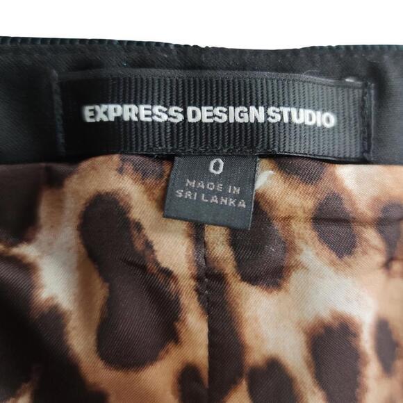 Express Pencil Skirt with Leopard Print Lining - Picture 9 of 11